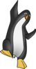 Celebrating Penguin Clip Art